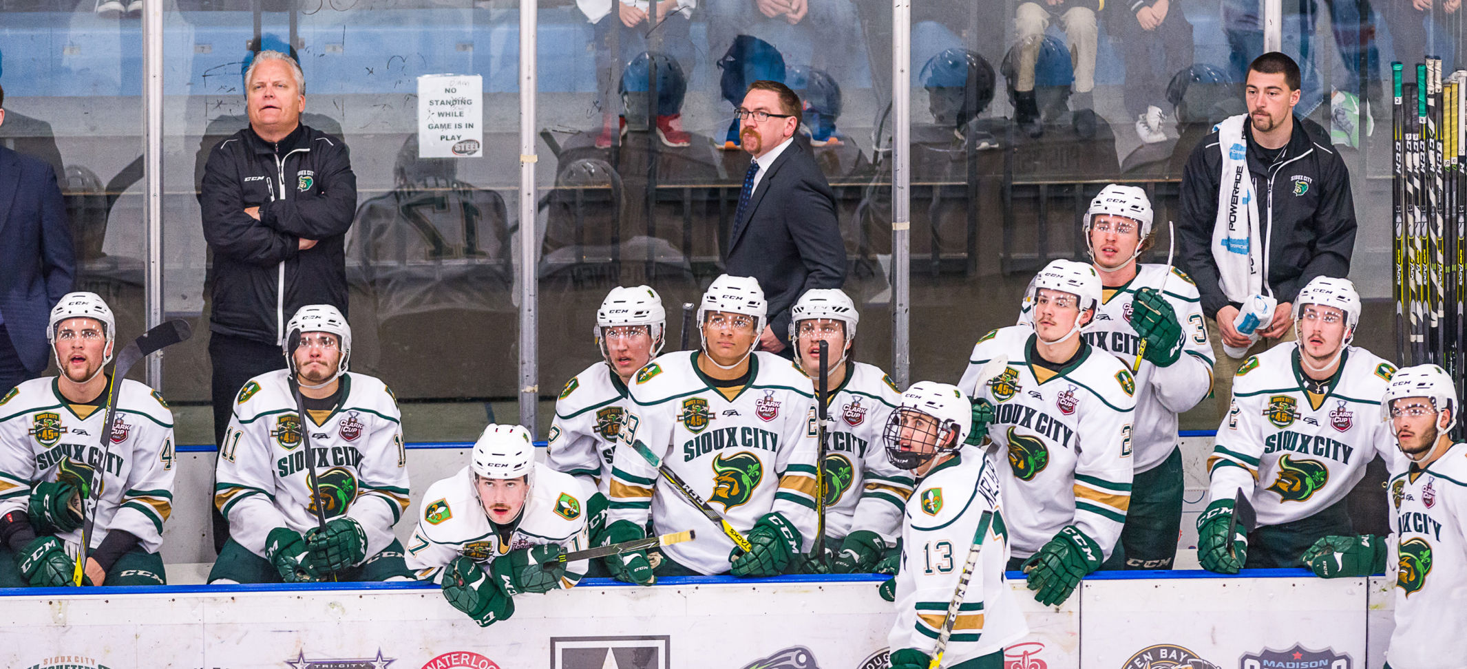 Musketeers vs Steel game 4 Clark Cup hockey